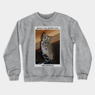 Western Screech Owl Crewneck Sweatshirt